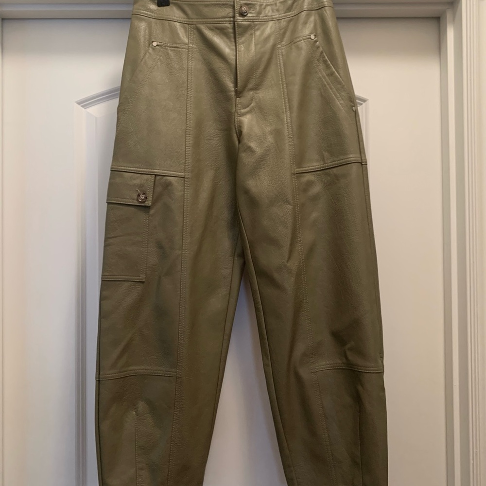 Anthropologie Olive Cargo Pants